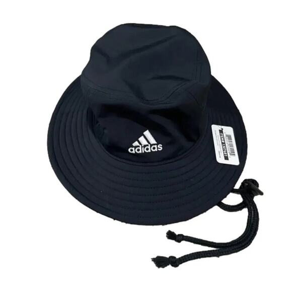 Adidas Bucket Black Hat Unisex Lightweight Sweatband NWT - Picture 1 of 9